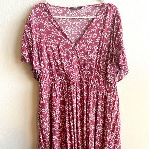 Bloomchic mauve wrap dress, size 20
